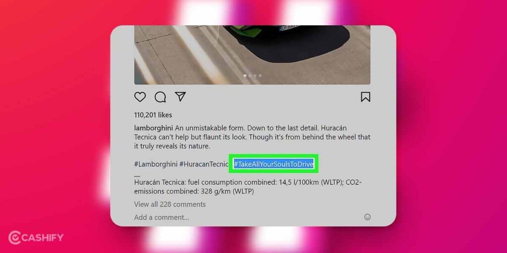 Step -4 - Copy Hashtags On Instagram