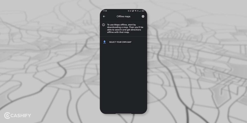 access maps offline