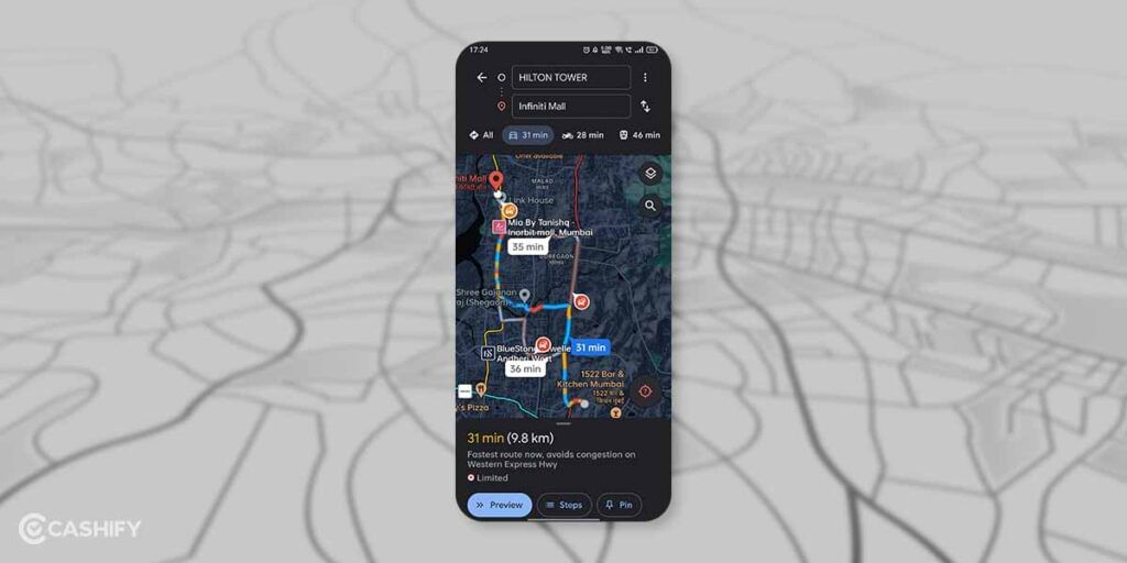 addine stops: google maps tips and tricks