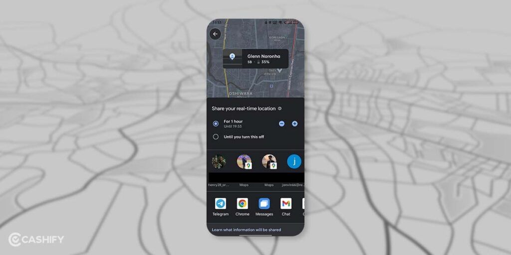 Share Your Real-Time Location