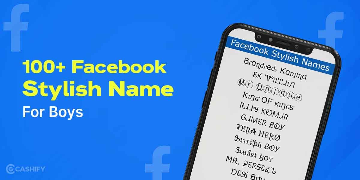 100+ Facebook Stylish Name For Boys