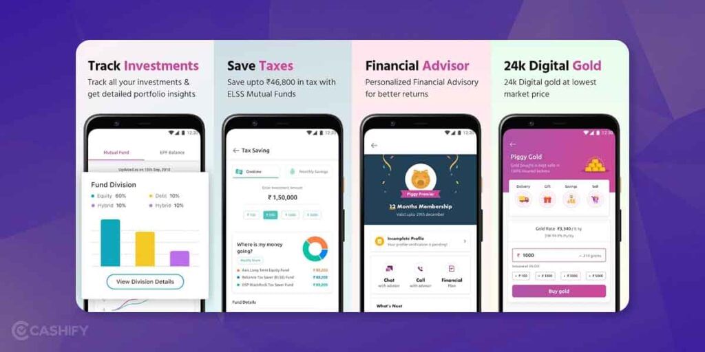 piggy mutual funds app
