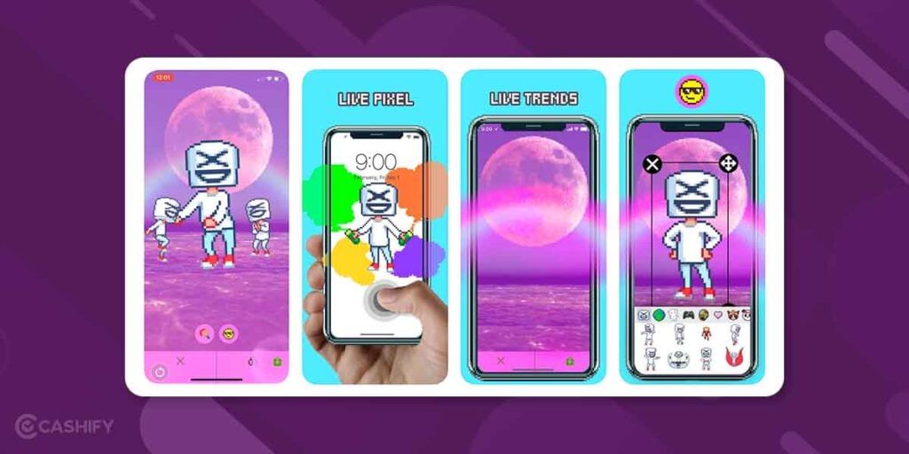 best live wallpaper apps: Wow pixel