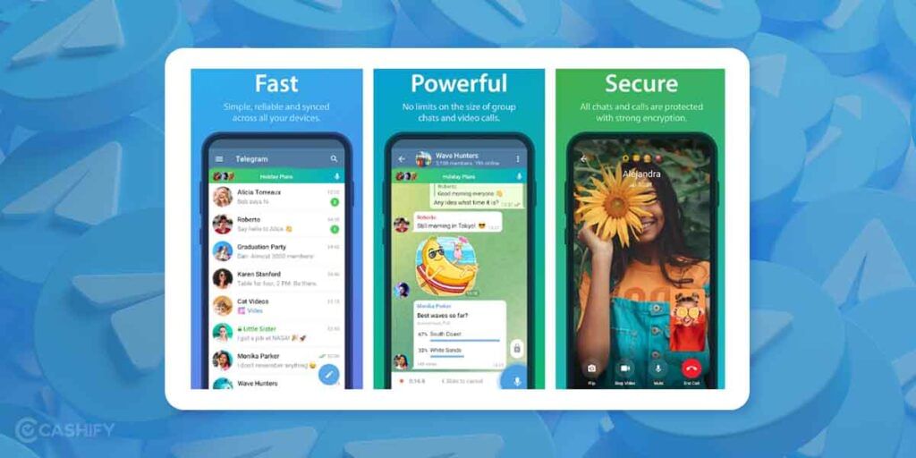 Telegram - best Snapchat a;ternatives