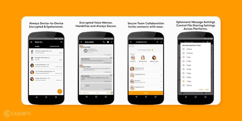 Wickr Me - best Snapchat alternatives