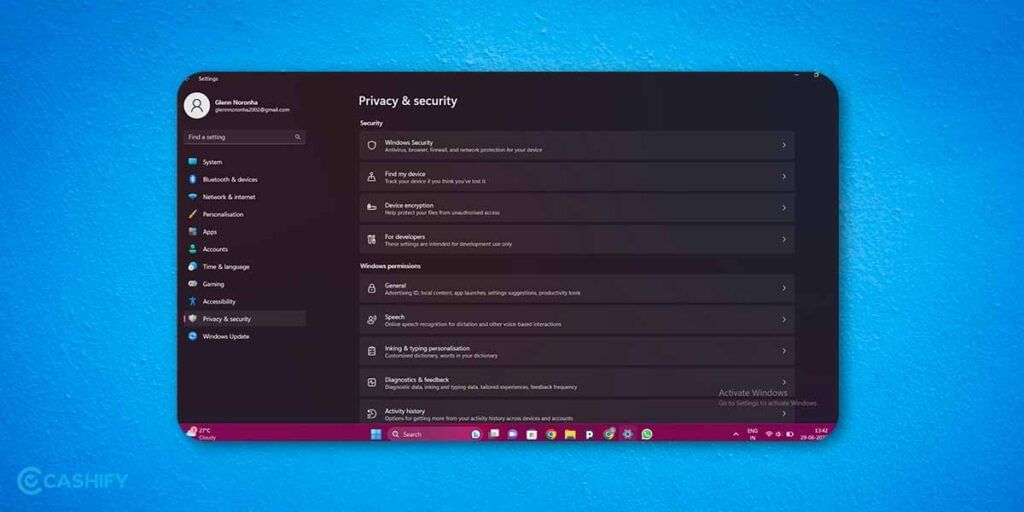 privacy and security