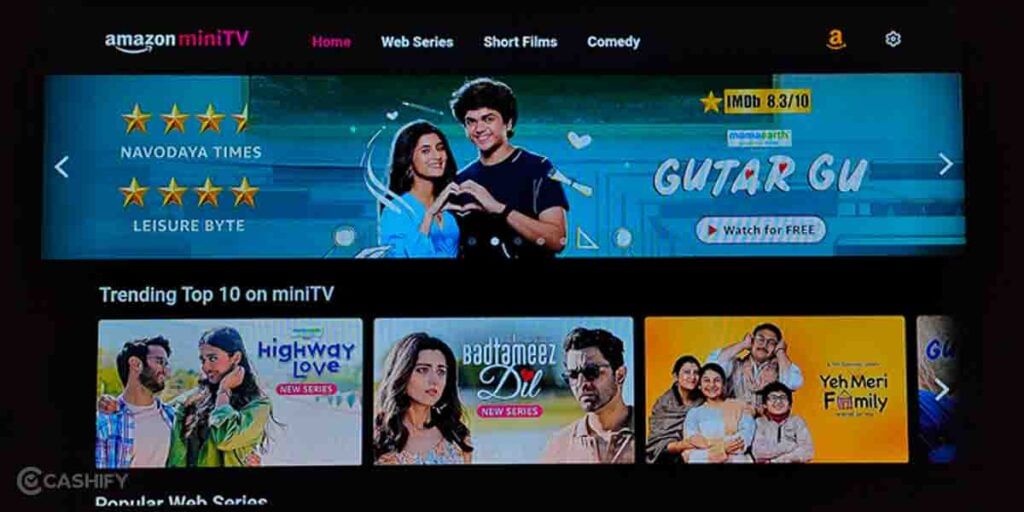 You will now be able to play and enjoy Amazon Mini TV on your smart TV