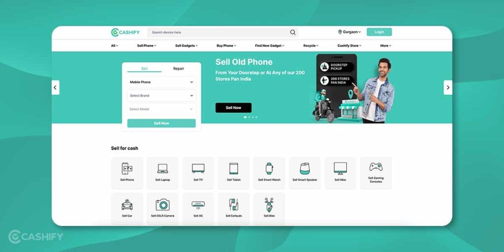 sell phone at Cashify