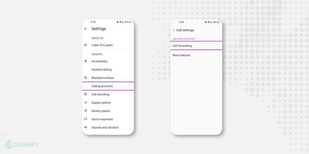 Enable Call Forwarding on Android