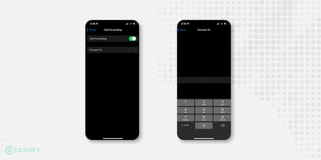 Enable Call Forwarding on iOS
