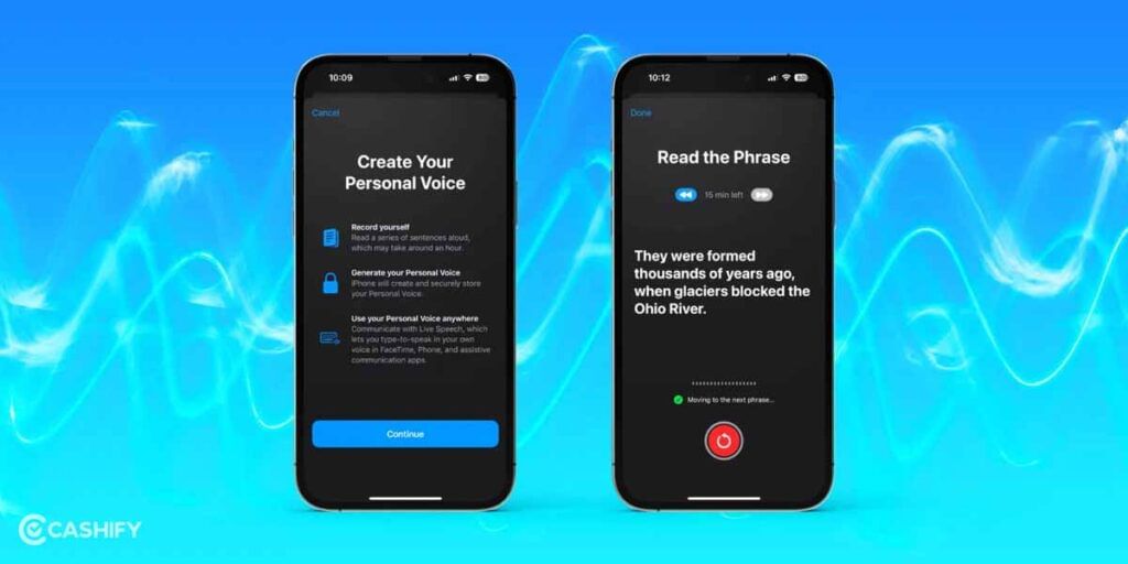Setup Personal Voice on iOS 17