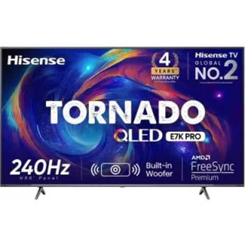 Hisense Tornado 55E7K Pro 55 inch (139 cm) QLED 4K