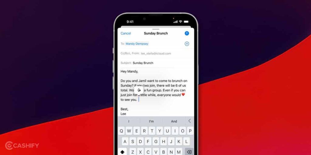 iOS 17 update live dictation