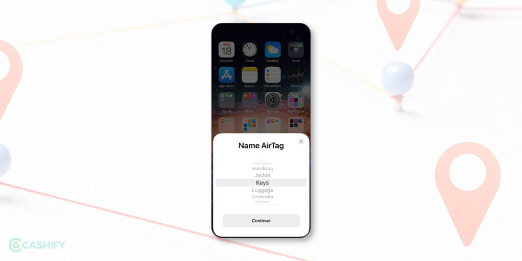 Apple Air Tag - setup - step - 2