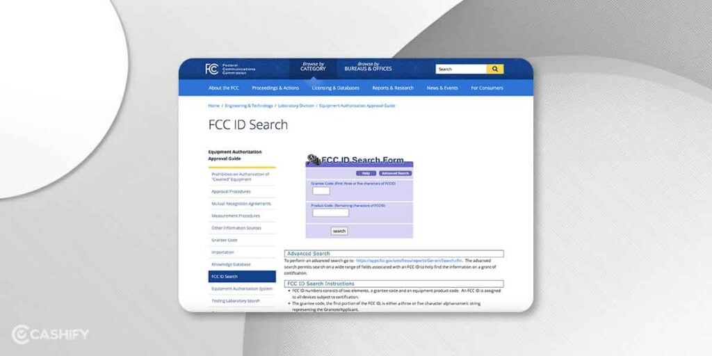Check the Official Website Of the FCC