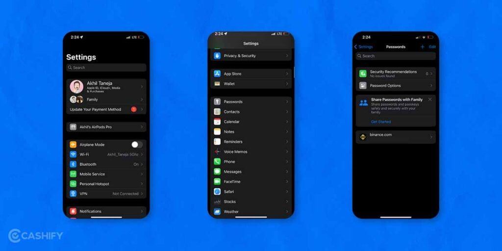 Setting Up Family Passwords iOS 17