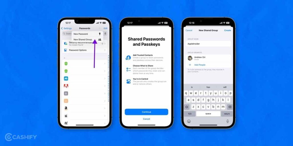 Setting Up Family Passwords iOS 17