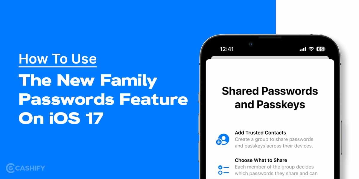 How To Use The New Family Passwords Feature On iOS 17