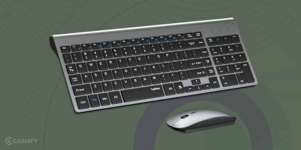 topmate wireless keyboard and mouse combo