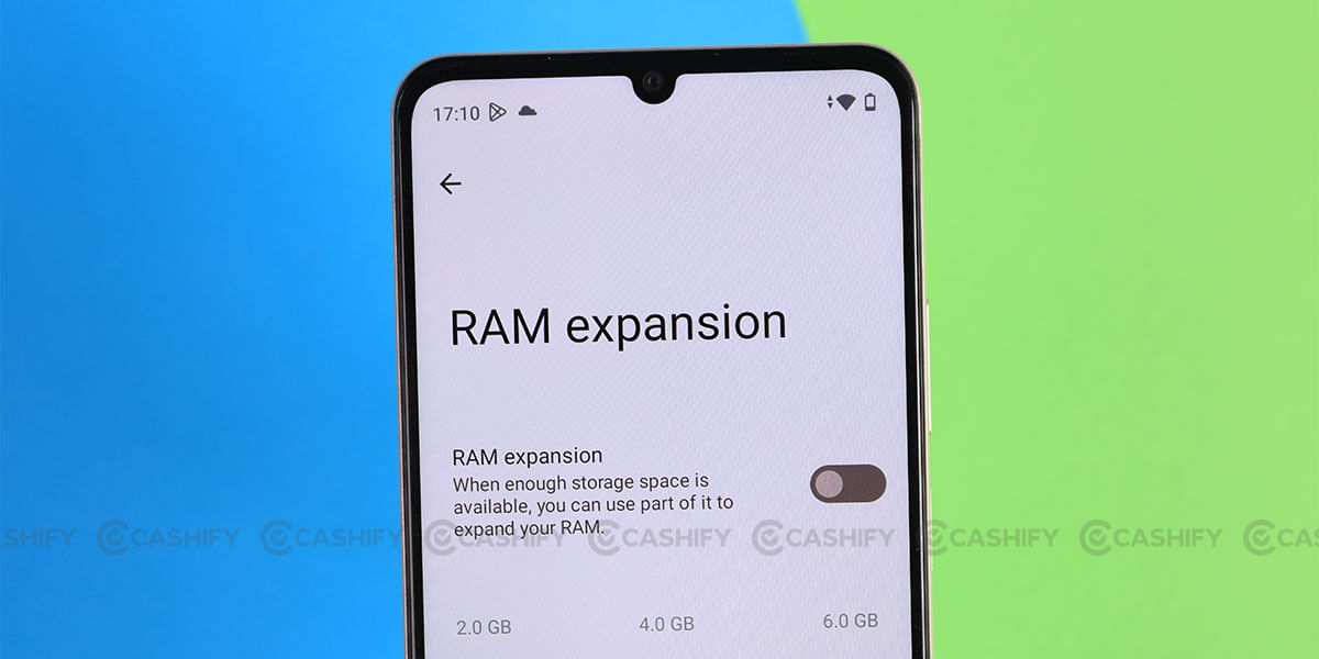 Realme C53 RAM expansion
