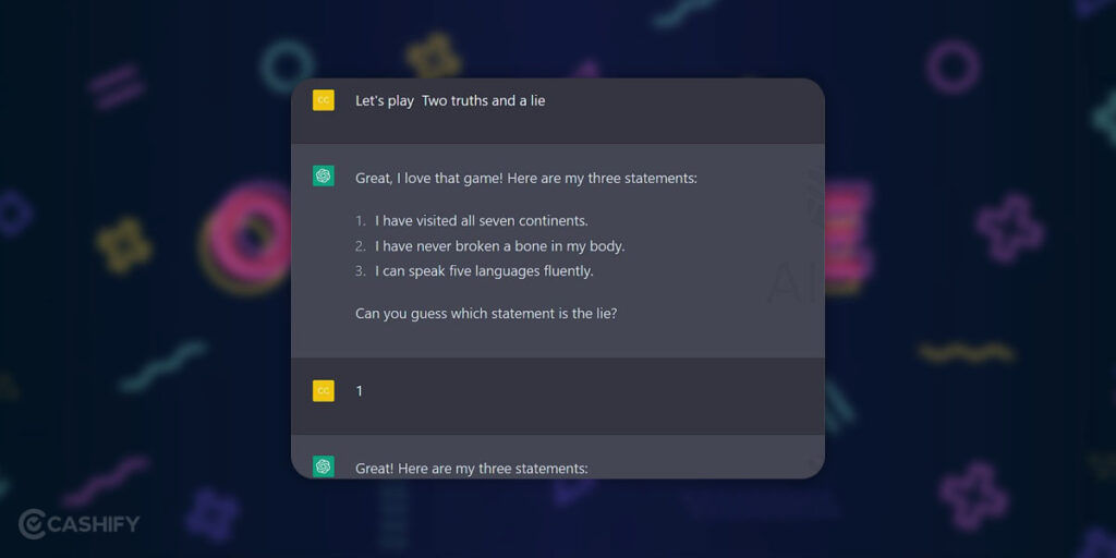 Two Truths and a Lie