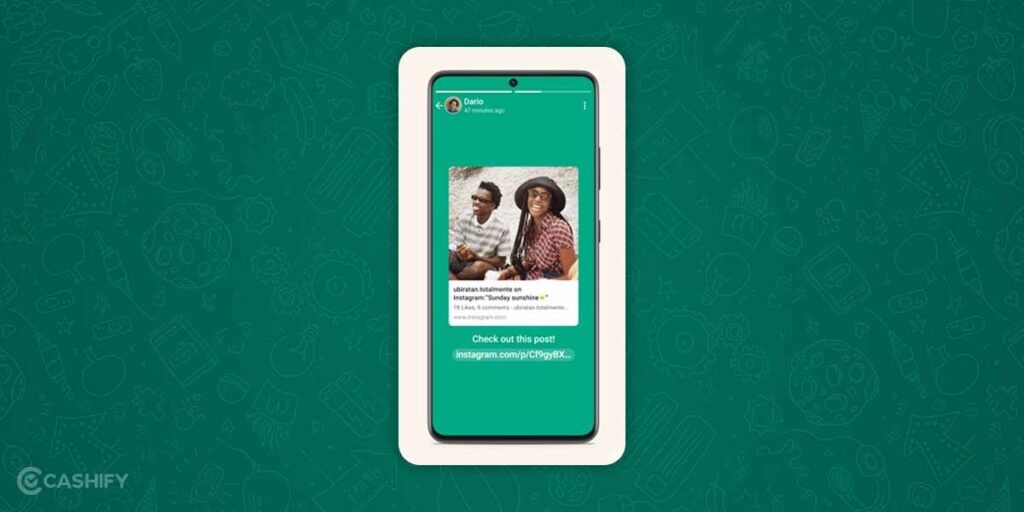 status link previews