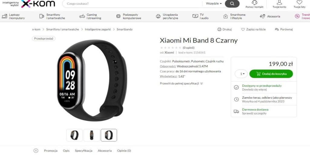 The Xiaomi Smart Band 8 is expected to go on sale from October 3rd
