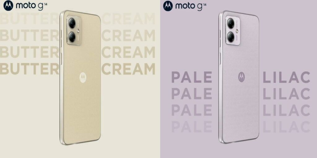 The Motorola G14 is now available in two new colour options
