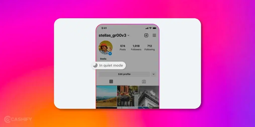 Enable quiet mode instagram