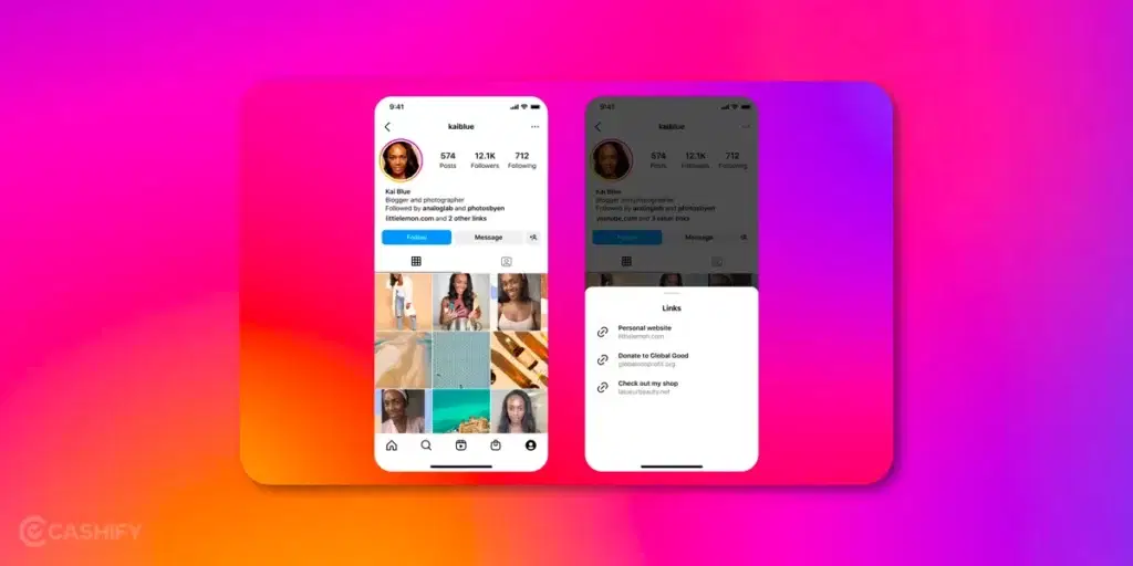 Multiple Link Support Instagram