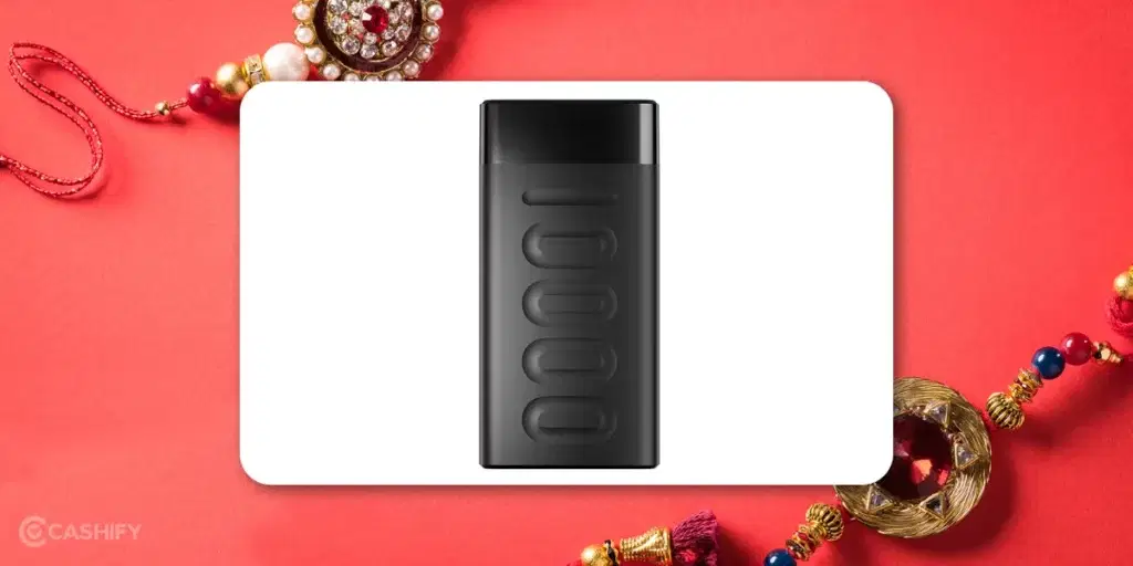 Ambrane 10000mAh Slim Power Bank- best tech gadget gifts on rakhi