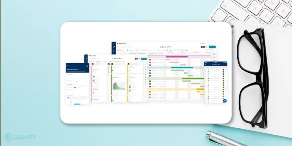 smartsheet - task management apps