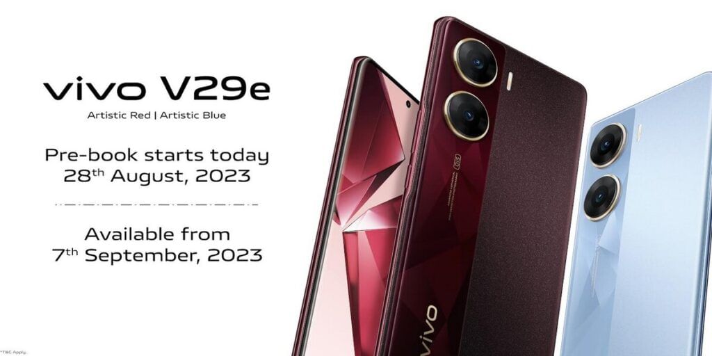 Vivo V29 is the slimmest phone with a curved display