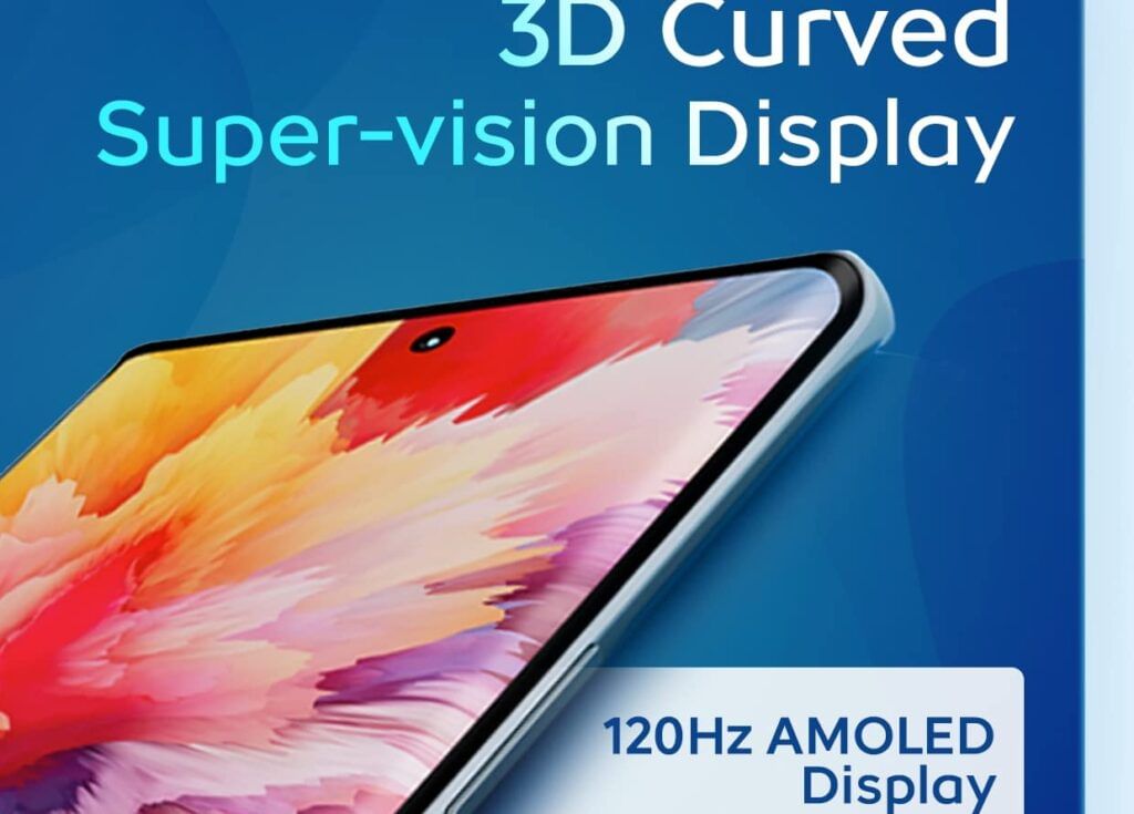 iQOO Z7 Pro features a curved display and a glass back with gradient finish