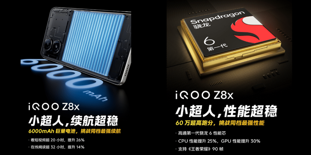 iQOO Z8x Specifications confirmed