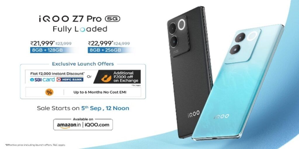 iQOO Z7 Pro Launch Offers