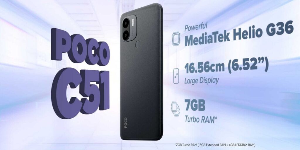 Poco C51 new variant specifications