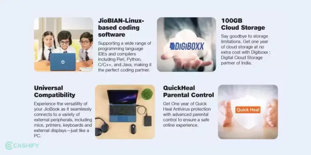 JioBook Features
