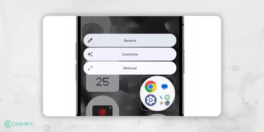 App Shortcut and Folders