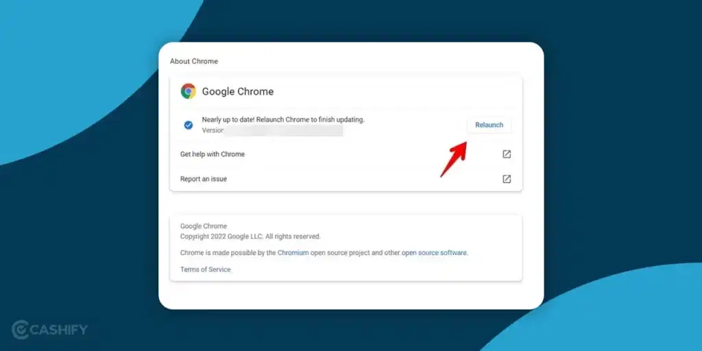 Update the Chromebook browser - step-2 - Ways to Fix Chromebook Camera Not Working