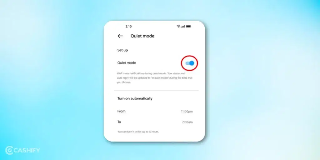How to Disable Instagram Quiet Mode?