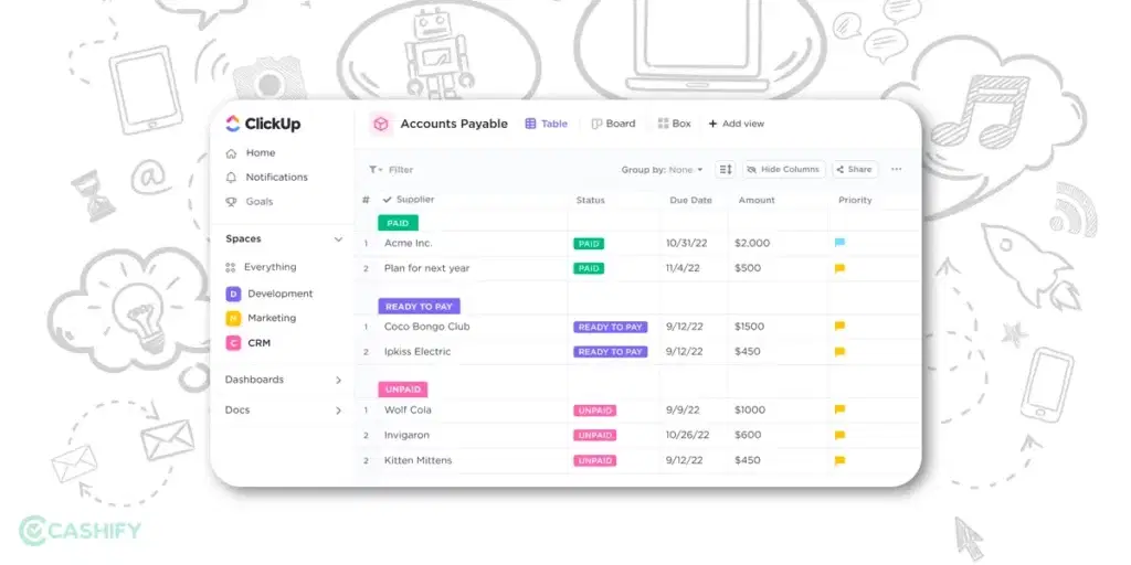 ClickUp-Best Apps For Content Creators