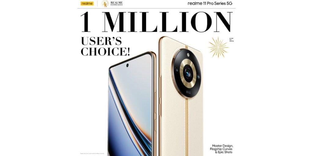 Realme 11 Pro Series 1 Million Units Sold