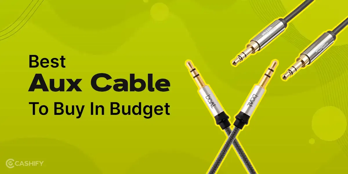 5 Best Aux Cable To Buy In Budget!