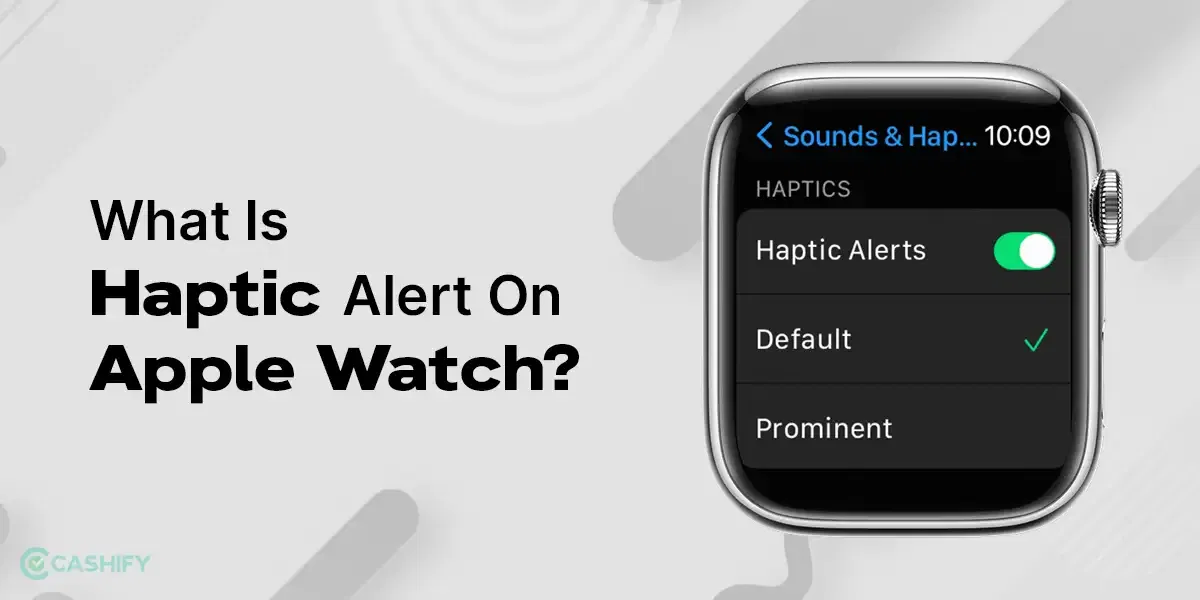 What is Haptic Alert on Apple Watch?