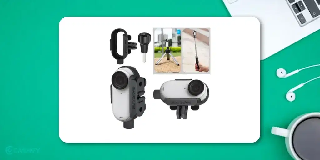 Coyktony Adapter Bracket - Insta360 Go 3 accessosries