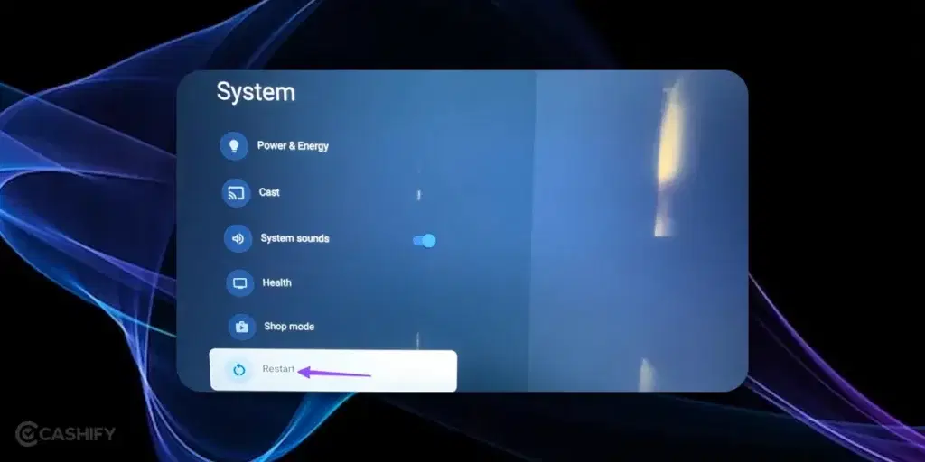 Reboot Your Google TV - step-2