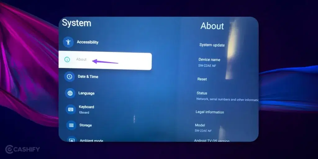 Reset Your TV -Step-1