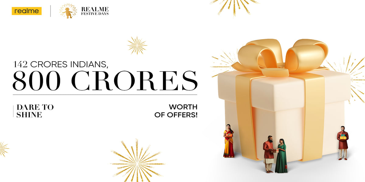 Realme Festive Days: Offers Worth 800 Crores Announced