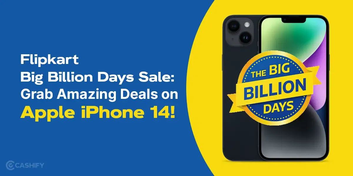 Flipkart Big Billion Days Sale: Grab Apple iPhone 14 At Just Rs 34,399